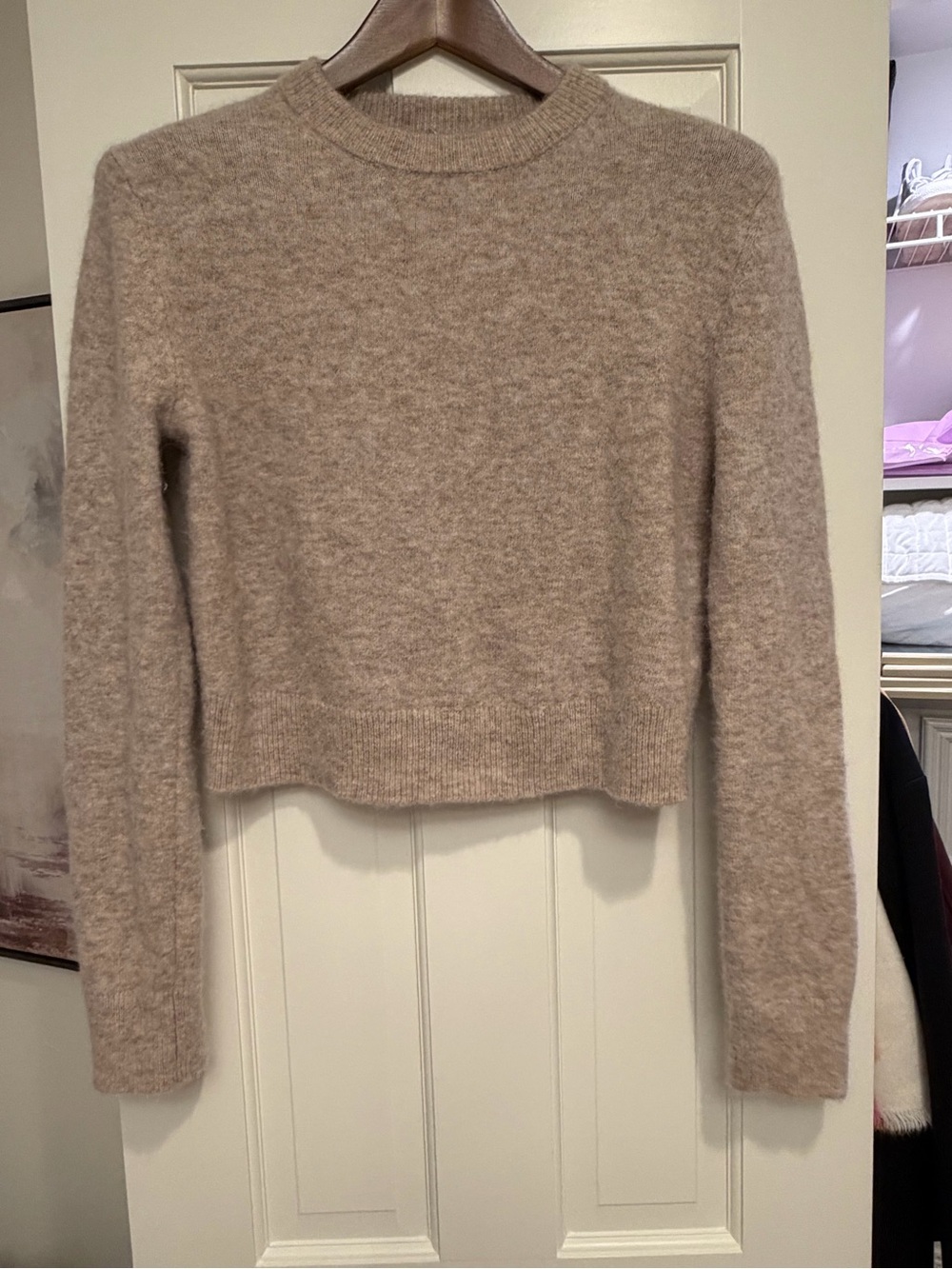 lululemon athletica Women's alpaca and wool Crewneck Sweater - Light Taupe
